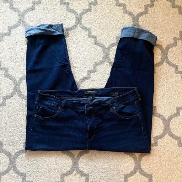Liverpool Charlie crop wide rolled cuff jean - Picture 2 of 5